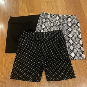 Fitz+Eddie Biker Shorts Size Large